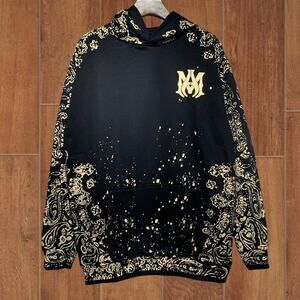 AMIRI Hooded Black Sweatshirt Men's